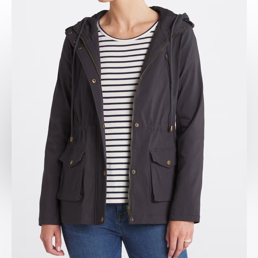 Eden Society Charcoal Dark Grey Utility Jacket